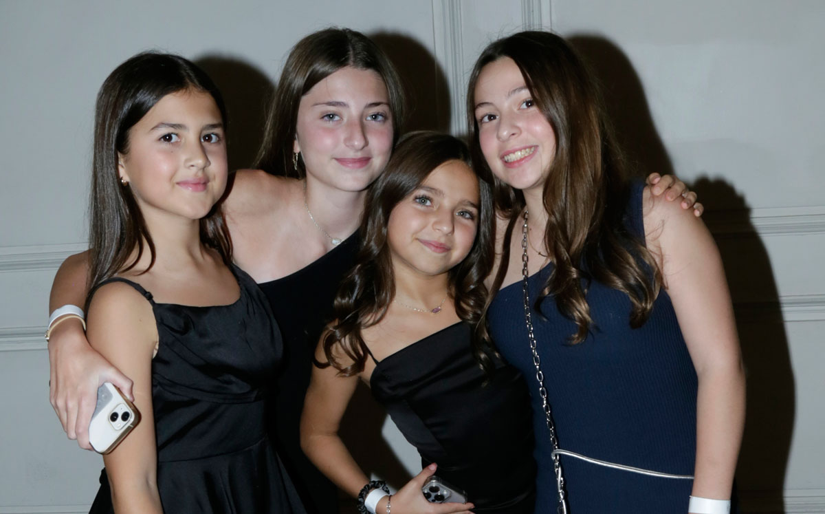 Fabiana López, Eugenia González, Mariana González y Cristana González