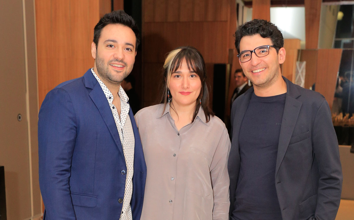 José Miguel Romo, Milena Romo y Alex Arcos