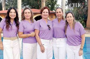 Comité de damas conformado por HORTENSIA ROJAS, ROSA ESTEVE, ANA BEATRIZ ALEJANDRA, ISABEL CASTRO Y LUCY LORENZO