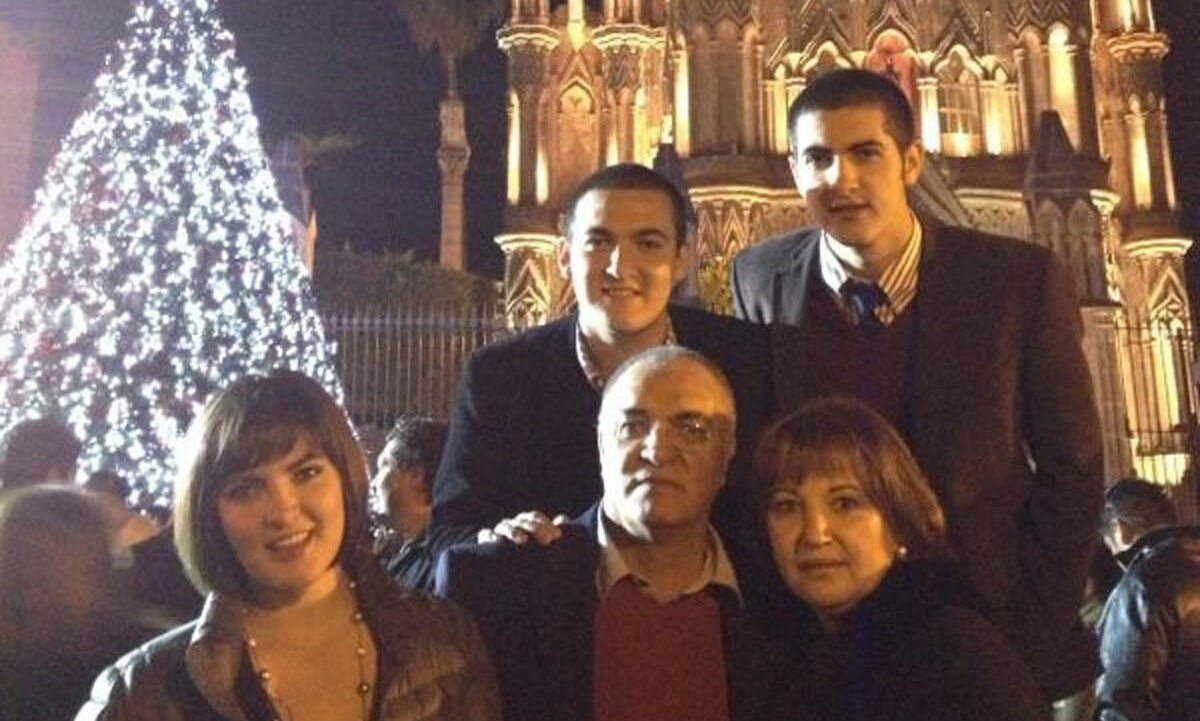 Paty Pons y su familia