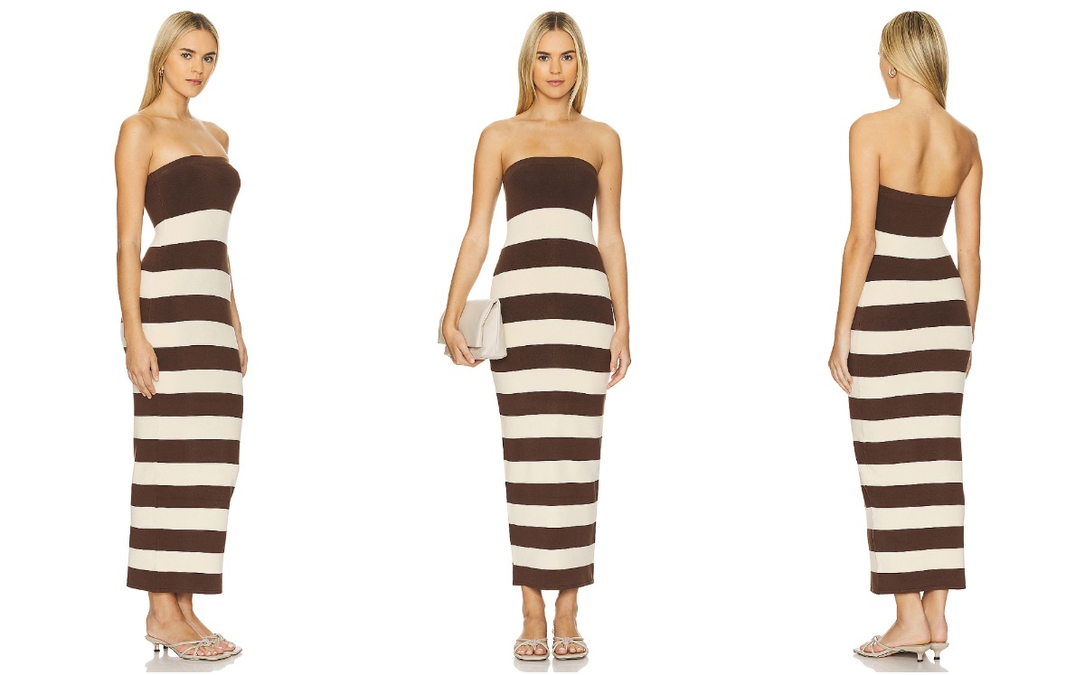El vestido de Mariana Rodríguez está disponible en Revolve (Foto: Revolve)