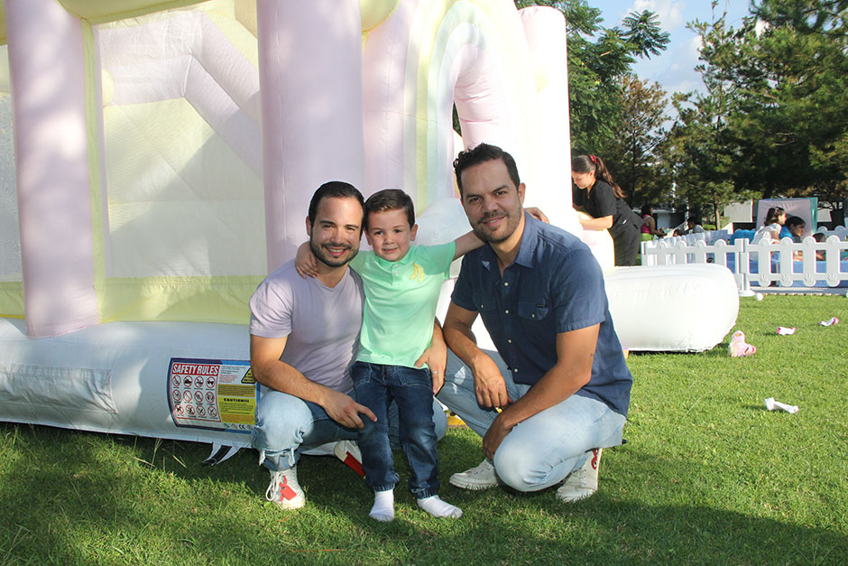 Mario Michel, Santino Villaseñor y Santiago Villaseñor