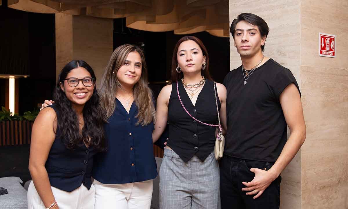 Shirley Tun, Maleria Marti, Maria Jose Linares y Anal Espinoza