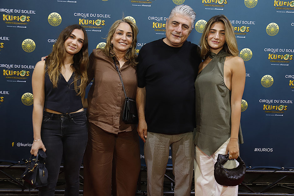 Renata Porto, Adriana de Briseño, Antonio Briseño y Daniela Briseño