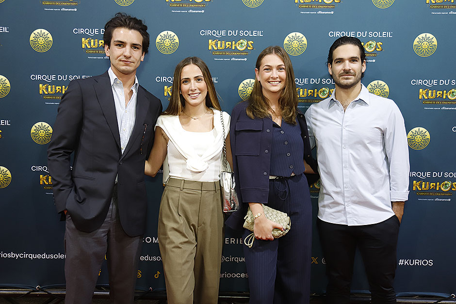 Eduardo Ramos, Regina Pulido, Ale Vázquez y Álvaro Morales