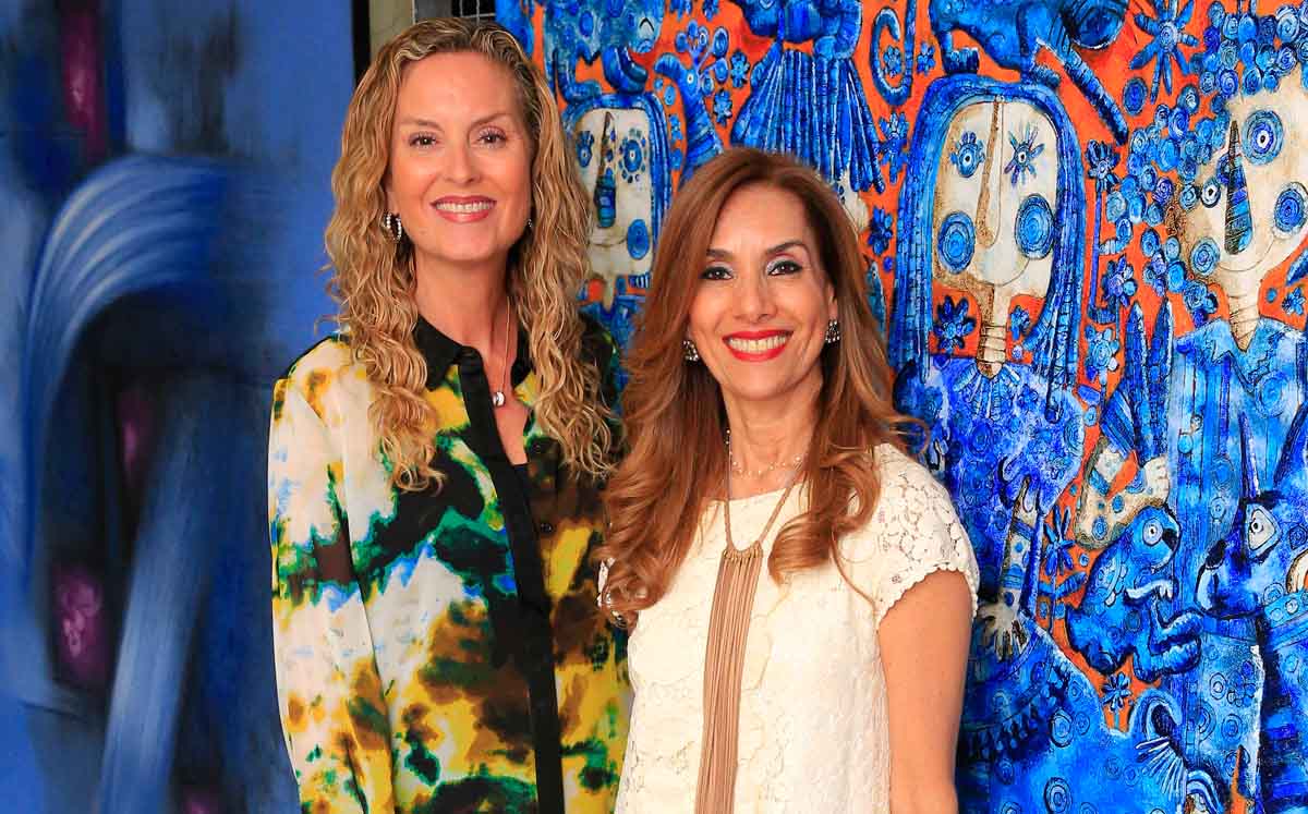 Cristina Barker y Olga Mejía