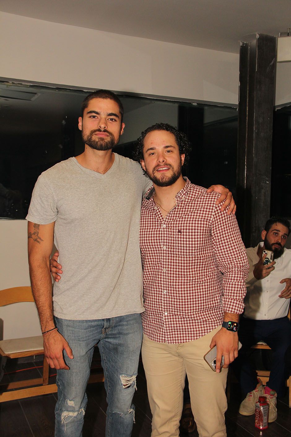 Fernando Aceves y Maximiliano Kabande