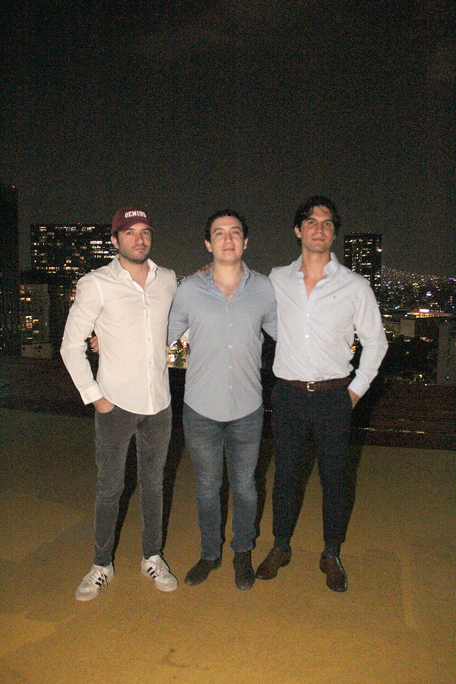 Fernando Tejeda, Uriel González y Sergio Rosales