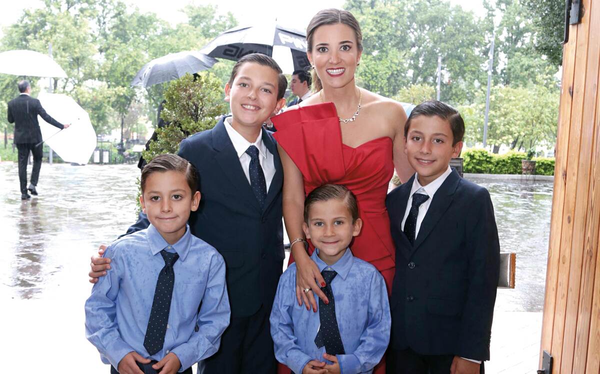 Luis Salazar, Verónica González, Daniel Salazar, Matías Salazar y Emilio Salazar