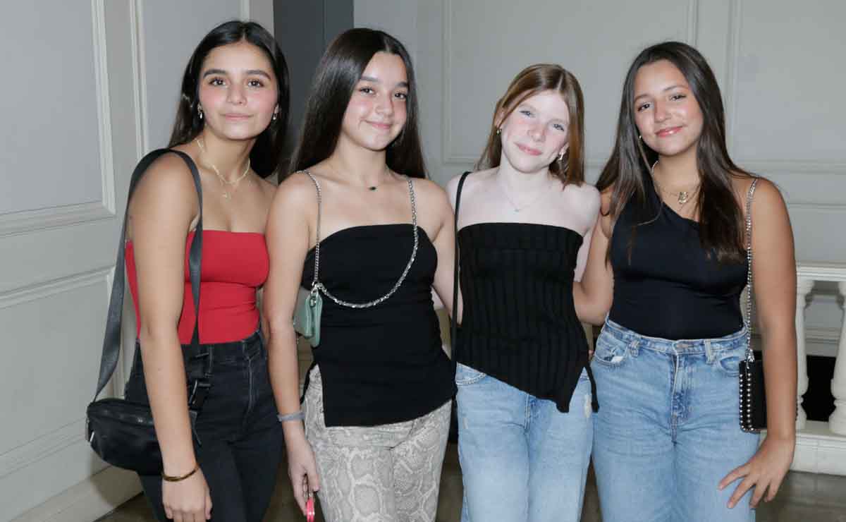 María José García, July Zambrano, Isabella Elizondo y Lia Crombe / Fotos: Omar Valdez