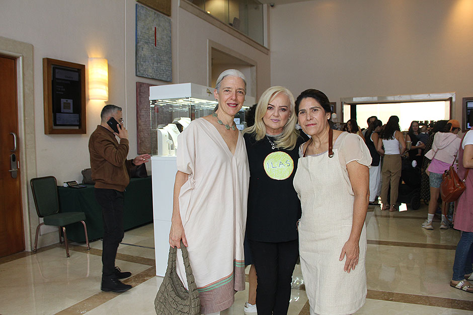 Ángelo Orozco, Viviana Charpenel y Adriana Dau