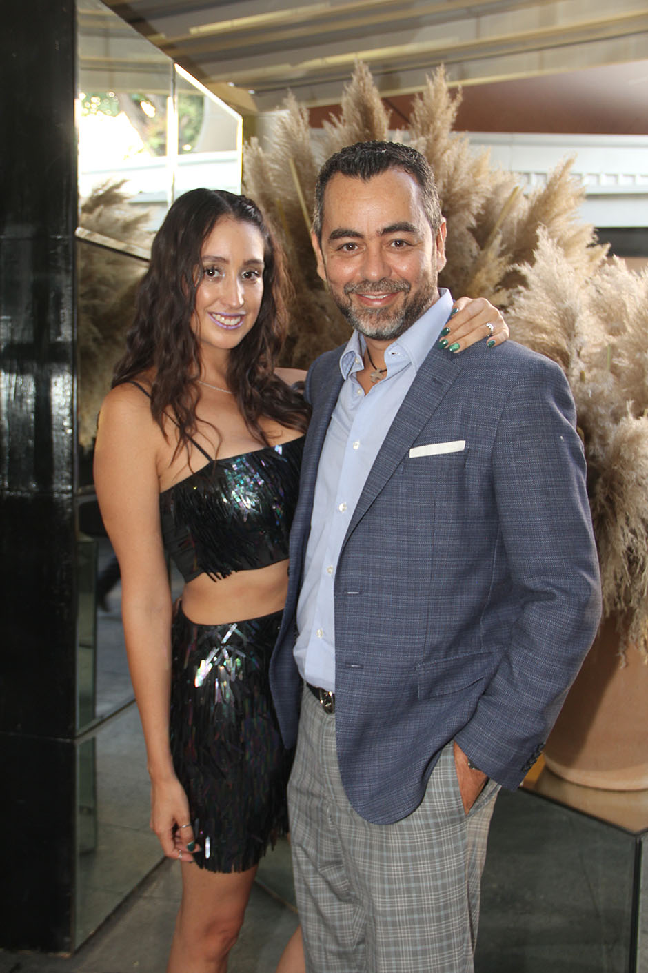 Paola Flores y Luis Alberto Nava