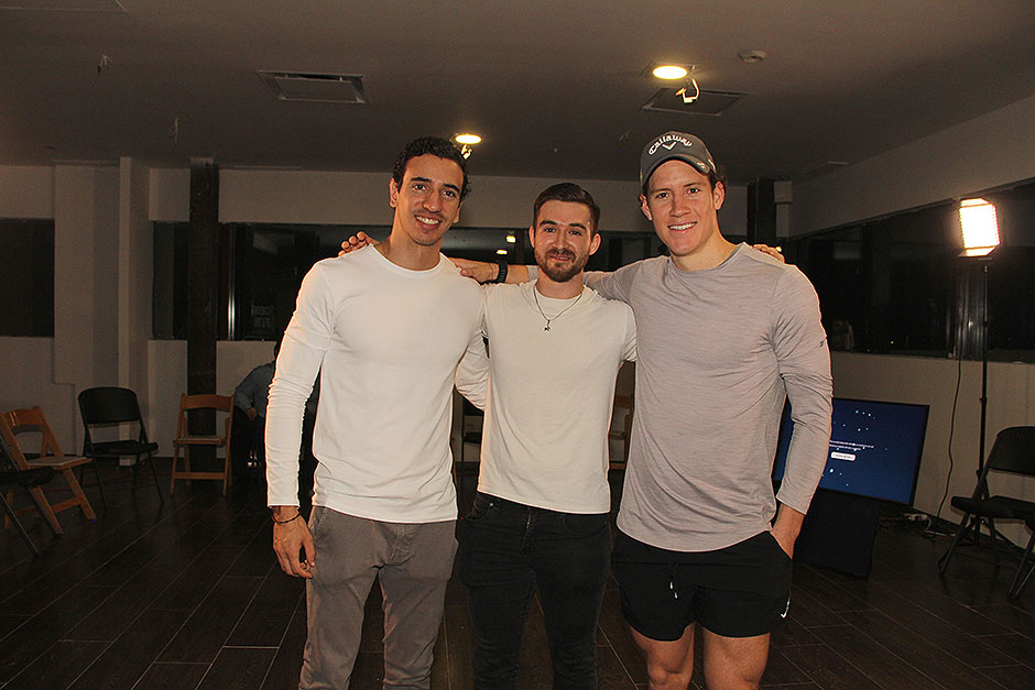 Paúl Gonzàlez, Carlos Santoyo y Alejandro de la Rosa.