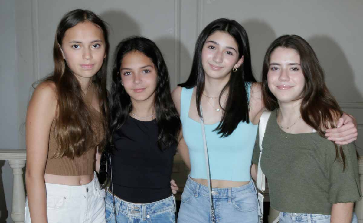 Regina Garza, Ana Paula Conde, Regina Marcos y Sofía Amadeo / Fotos: Omar Valdez