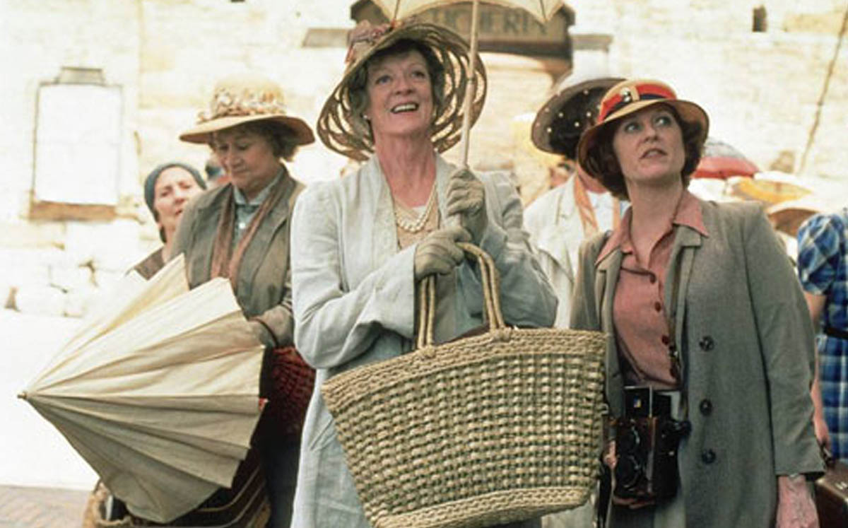 Maggie como Lady Hester Random, viuda del embajador británico en Italia / Foto: Cortesía