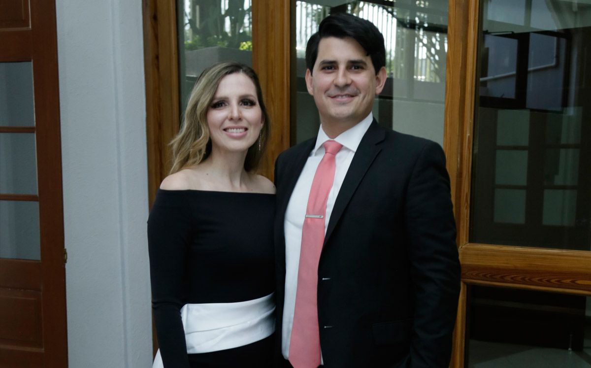 Alejandra Wise de Visca y Gabriel Viesca