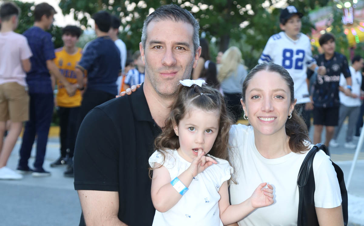 Ana Sofía Canales, Marcelo García y Olivia García