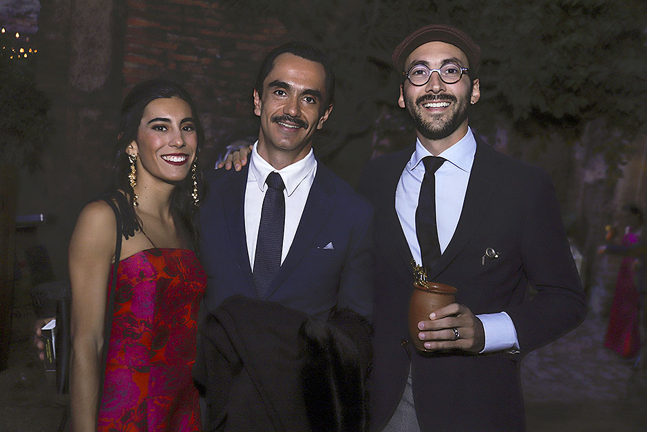 Cynthia Flores, Pepe García y Álvaro Sainz