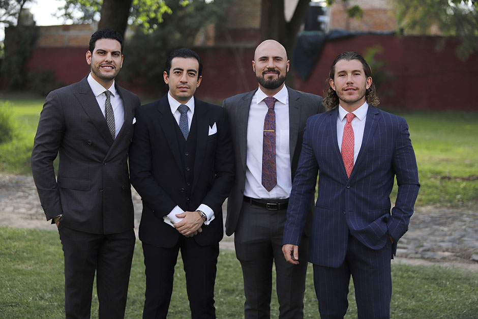 Andrés Verduzco, Enrique de Anda, Fernando Núñez y Gabriel Barba