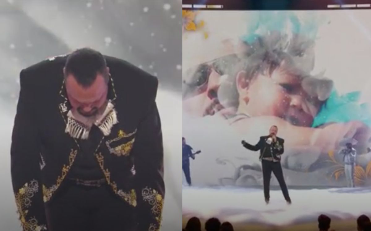 Pepe Aguilar rompe en llanto en los Premios Billboard de la Música Latina (Telemundo)