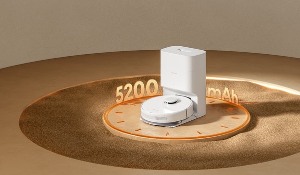 El robot aspirador Dreame D10 Plus Gen 2 tiene una batería de 5200 mAh (Foto: Cortesía)