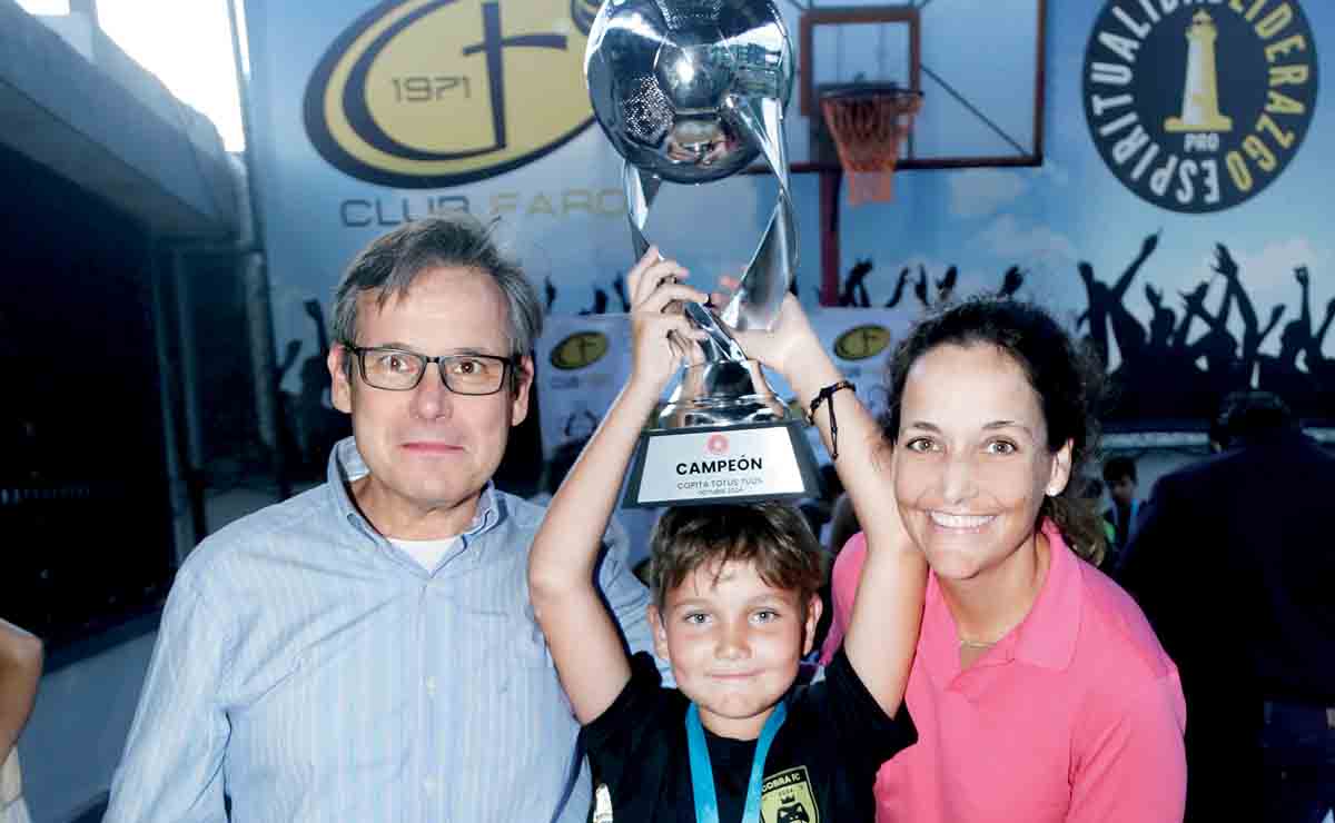 Diego Cueva, David Cueva y Paty Garza de Cueva / Fotos: Omar Valdez yDaniel Saldívar