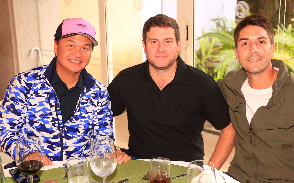 Eduardo Chow, Érick García y Pato Castillo