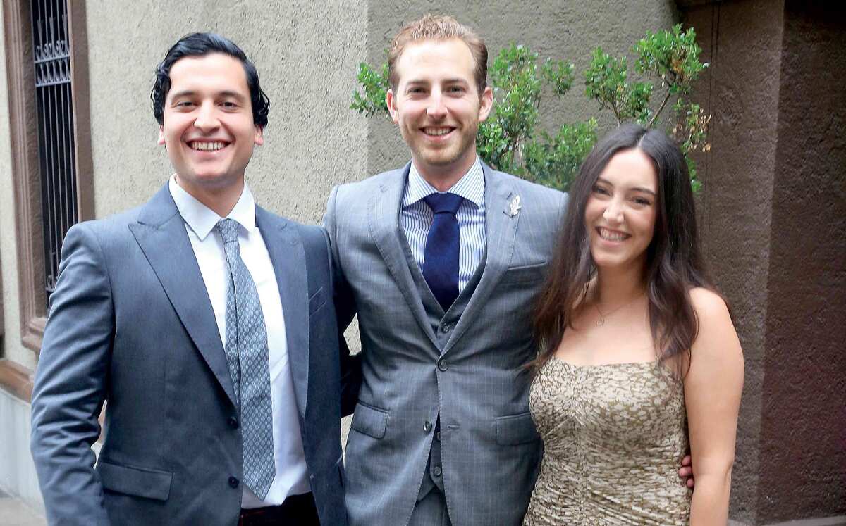 Gerardo Herrera, Santiago Lans y Carolina Canales