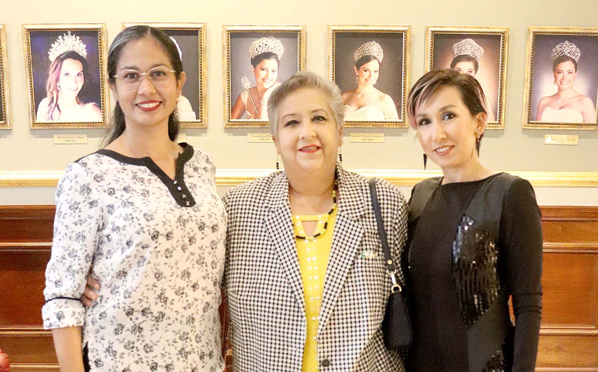 EDITH ALVARADO, LETICIA ROMO Y DIANA SOLIS disfrutaron de la gala Dos Culturas, Un Corazón