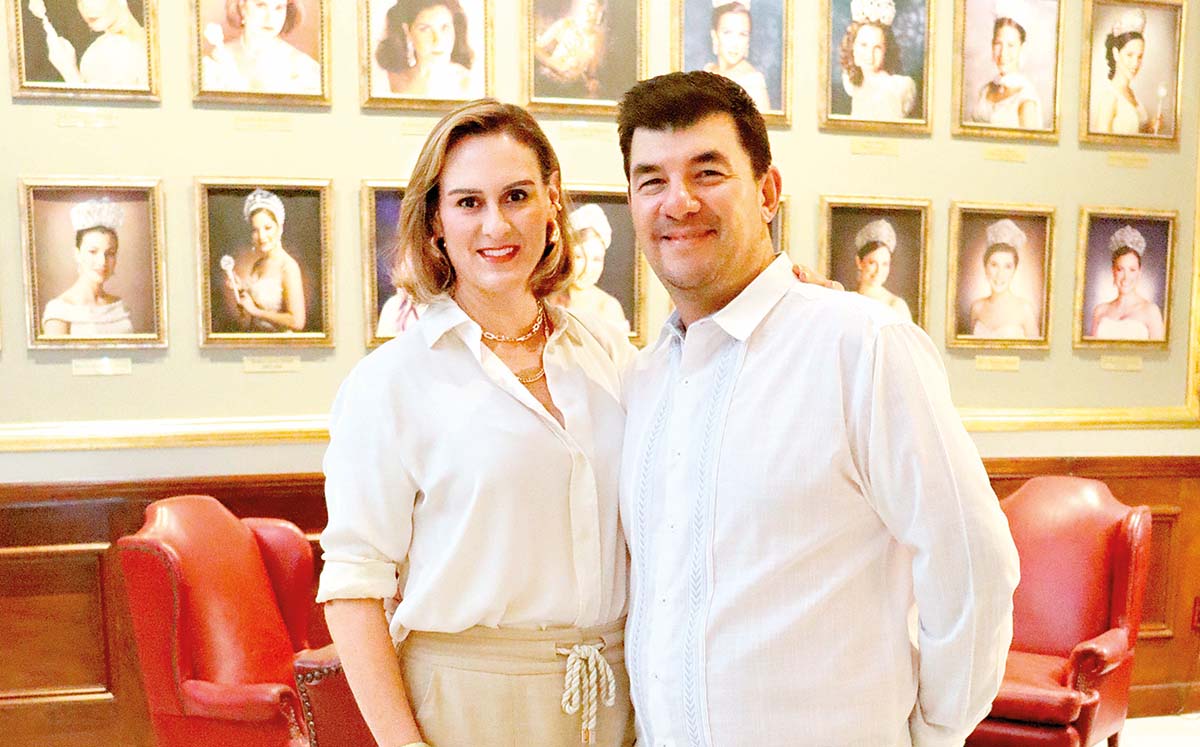 GRAZIA BRACAMONTES Y JOSÉ ELIQUE GARZA llegaron puntuales a la gala de hispanidad llamada Dos Culturas, Un Corazón