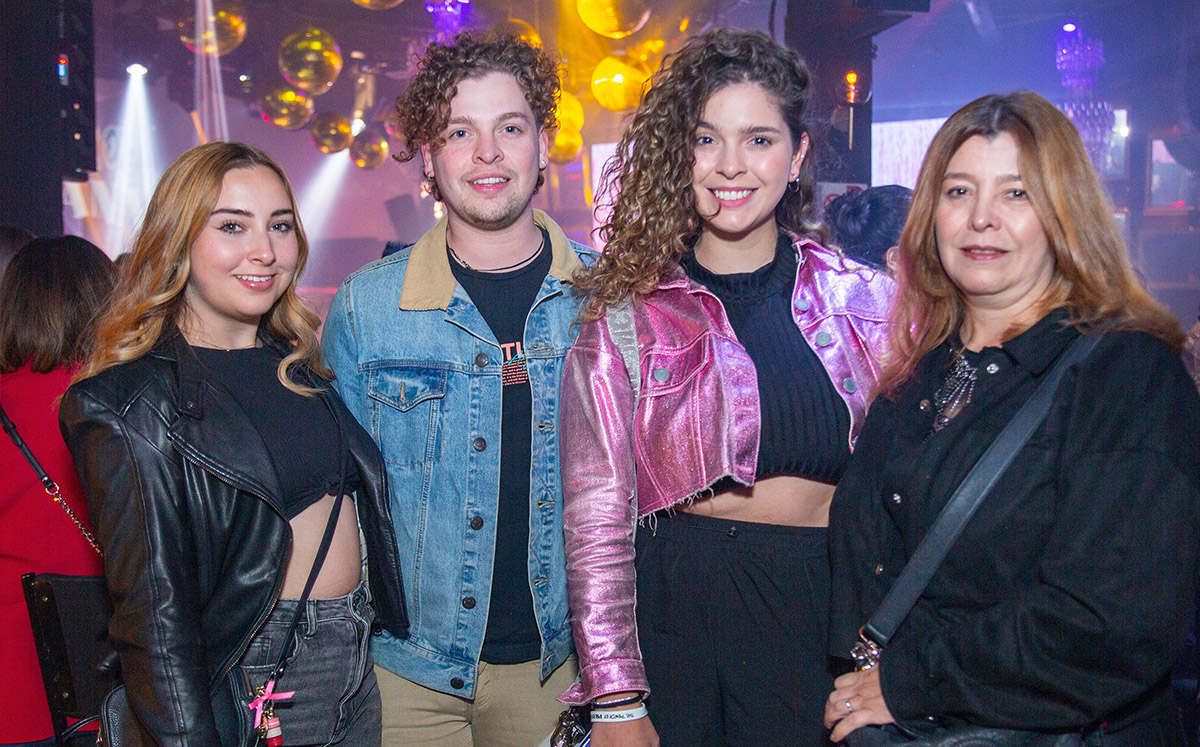 Majo Celorio, Werner Berch, Seidy Berchy y Seidy Patrick