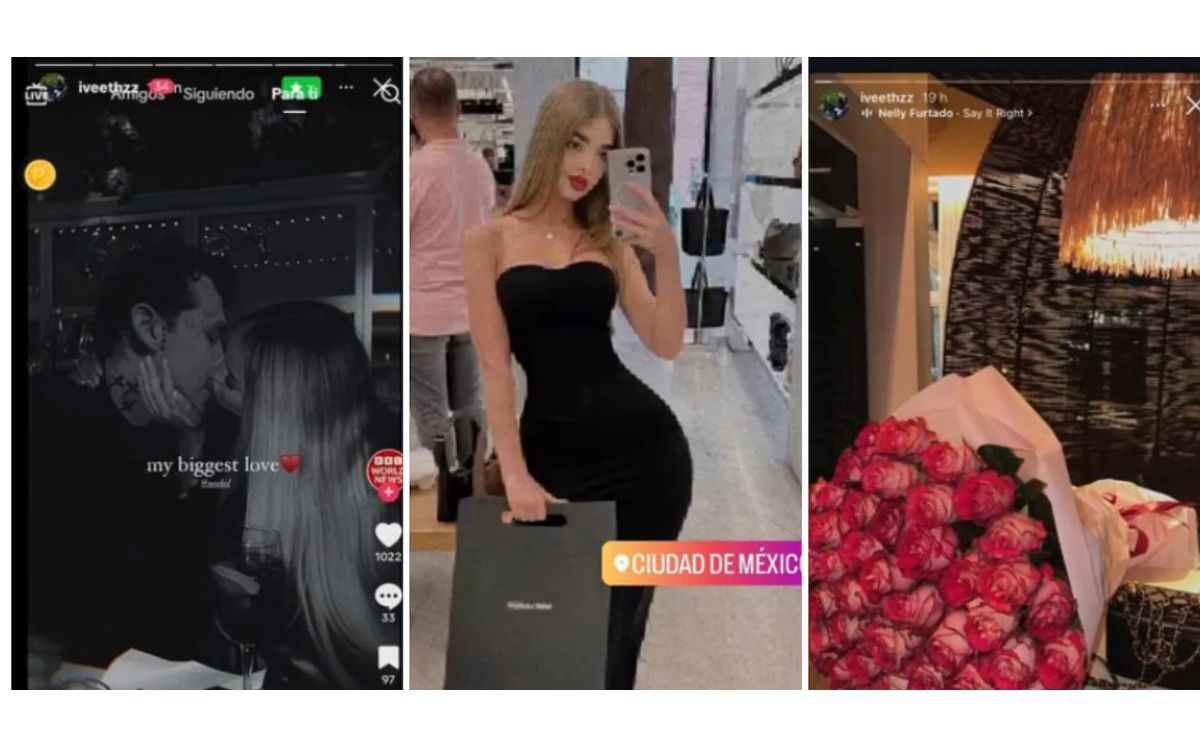 Fotomontaje de Christian Nodal besando a otra mujer (Instagram)