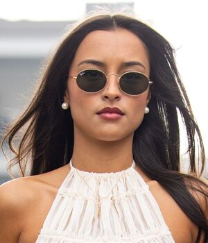 Alexandra Saint Mleux en la F1 (Getty Images)