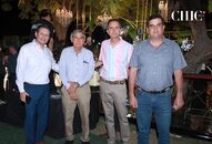 Carlos, Eduardo, Carlos y Alfredo