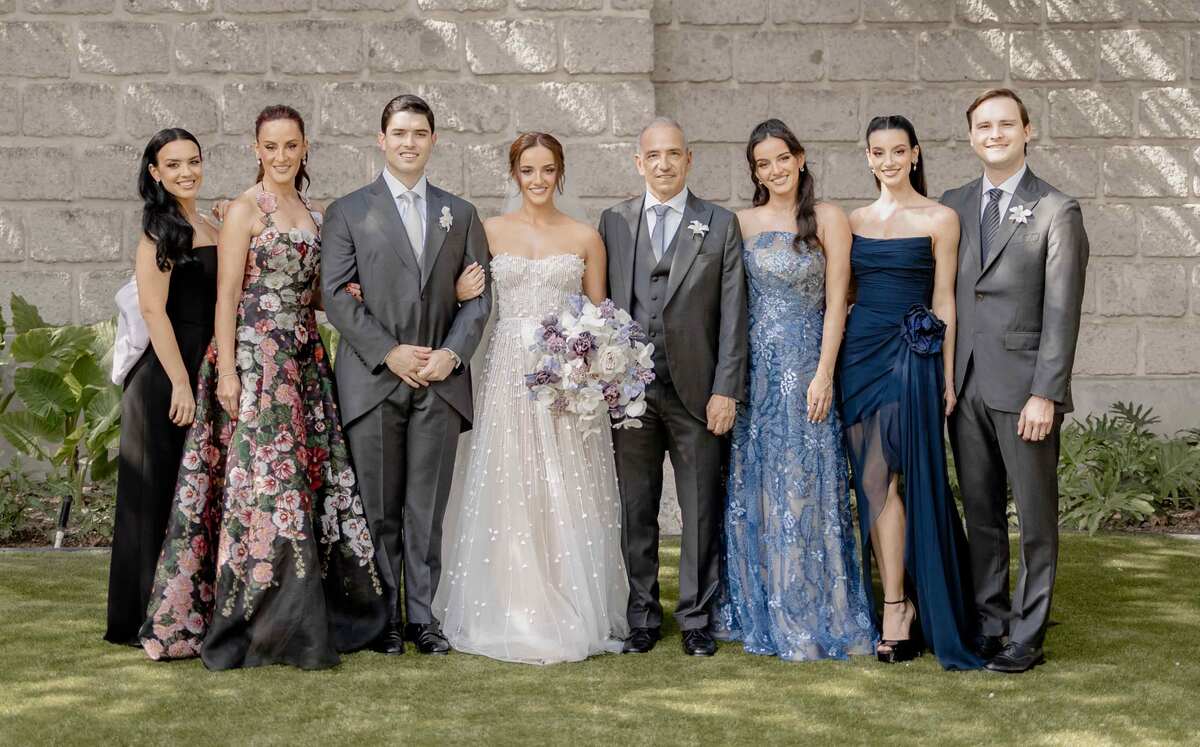 Familia de la novia
