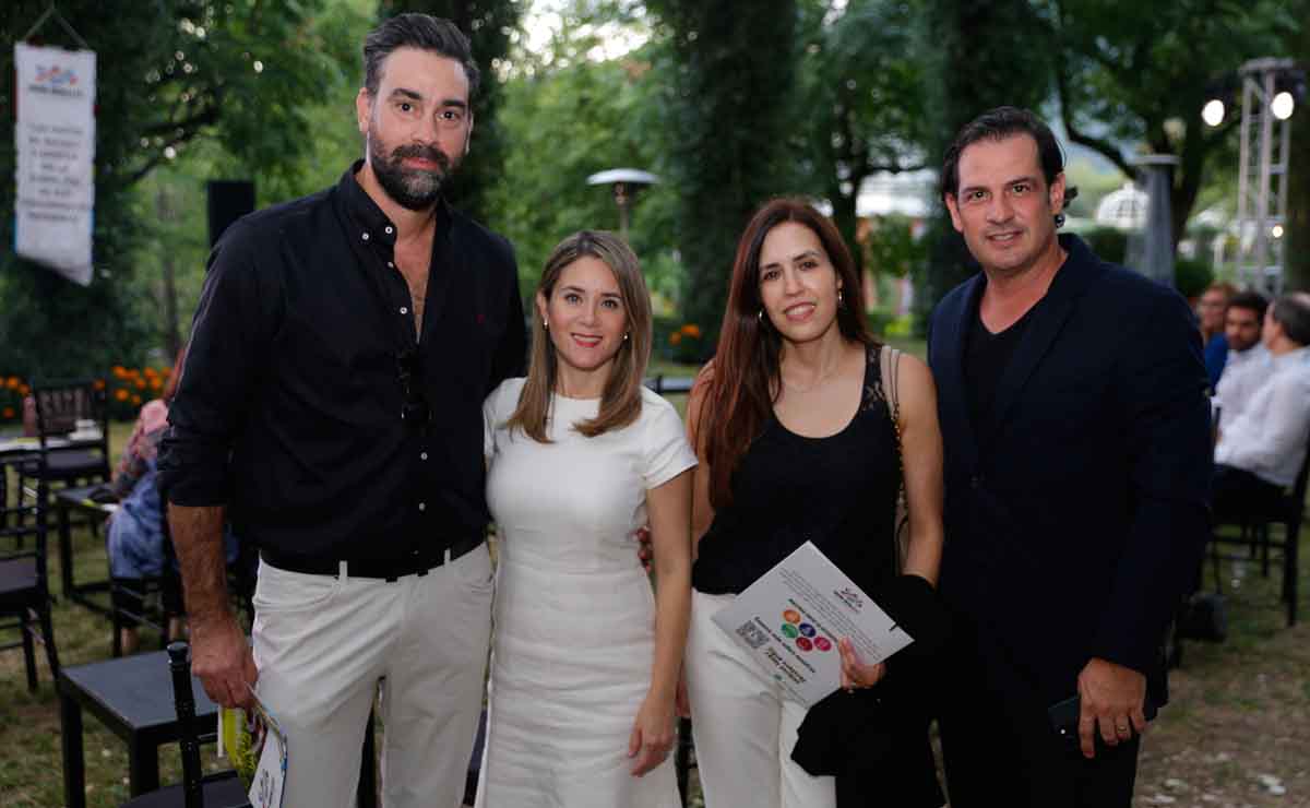 Javier Barrenechea, Alma Cardenas, Katia Martinez y Alejandro Vargas / Fotos: Daniel Saldívar