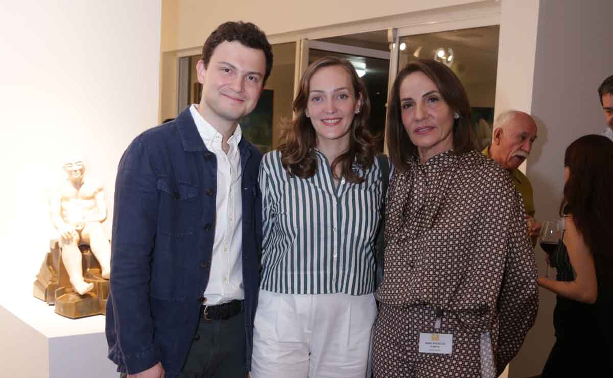 Miguel Zubiría, Lucia Martín de Zubiría e Isabel Ruenes de Martín / Fotos: Roberto Alvarado