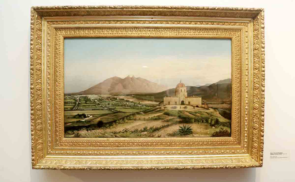 Obra Paisaje Monterrey del autor Albert Clement / Fotos: Omar Valdez