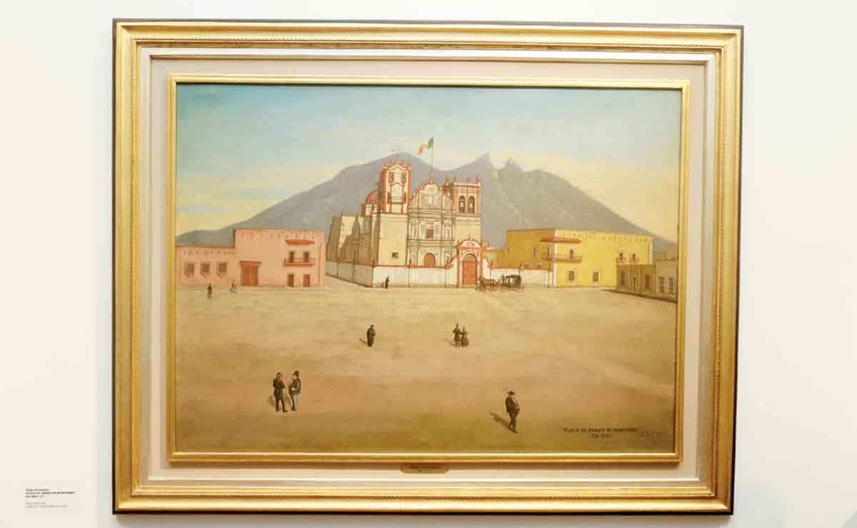 Obra Plaza de Armas Monterrey del autor Eligio Fernández / Fotos: Omar Valdez