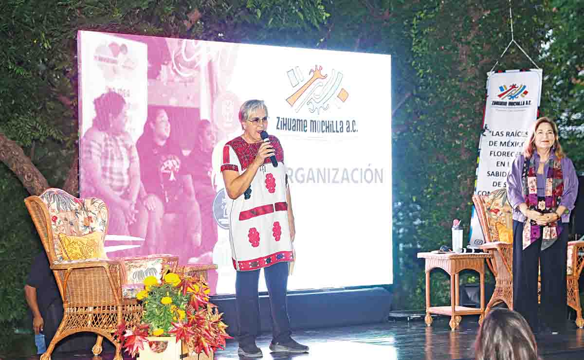 Presentación de Zihuame Mochilla / Fotos: Daniel Saldívar
