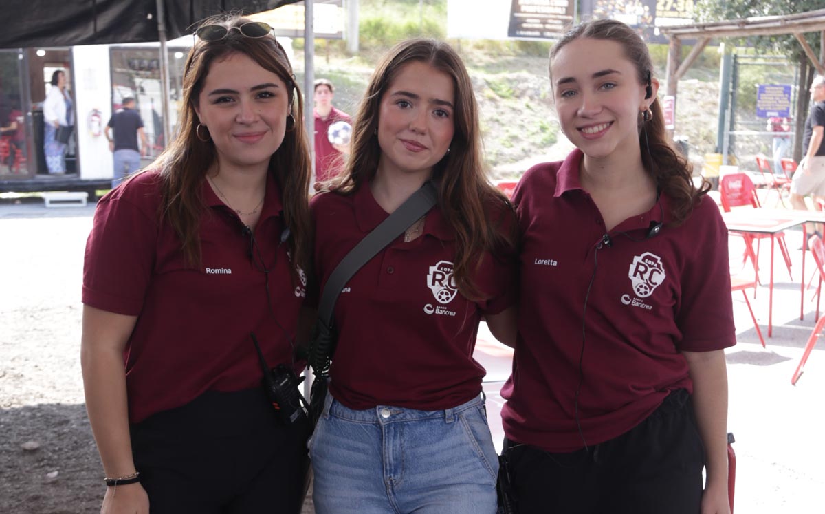 Romina Villarreal, Diana Farías y Loretta Veiga