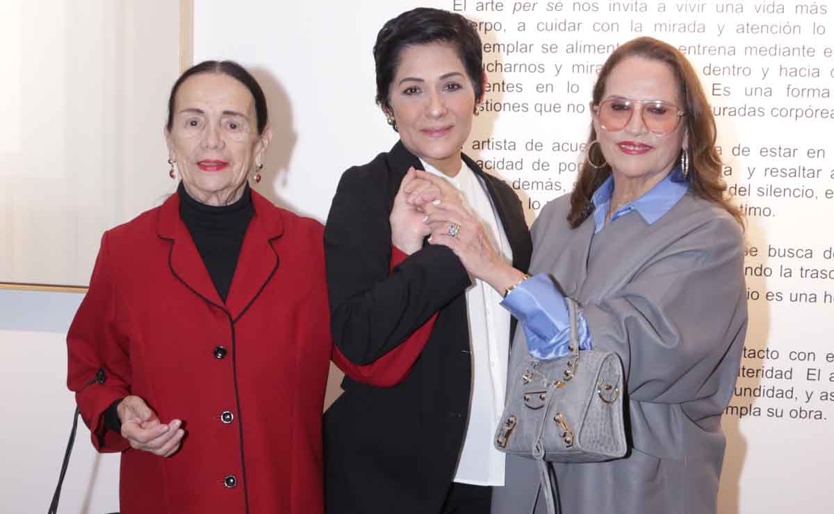 Rosario Zambrano, Alejandra Álvarez y Elvira Lozano de Todd / Fotos: Roberto Alvarado
