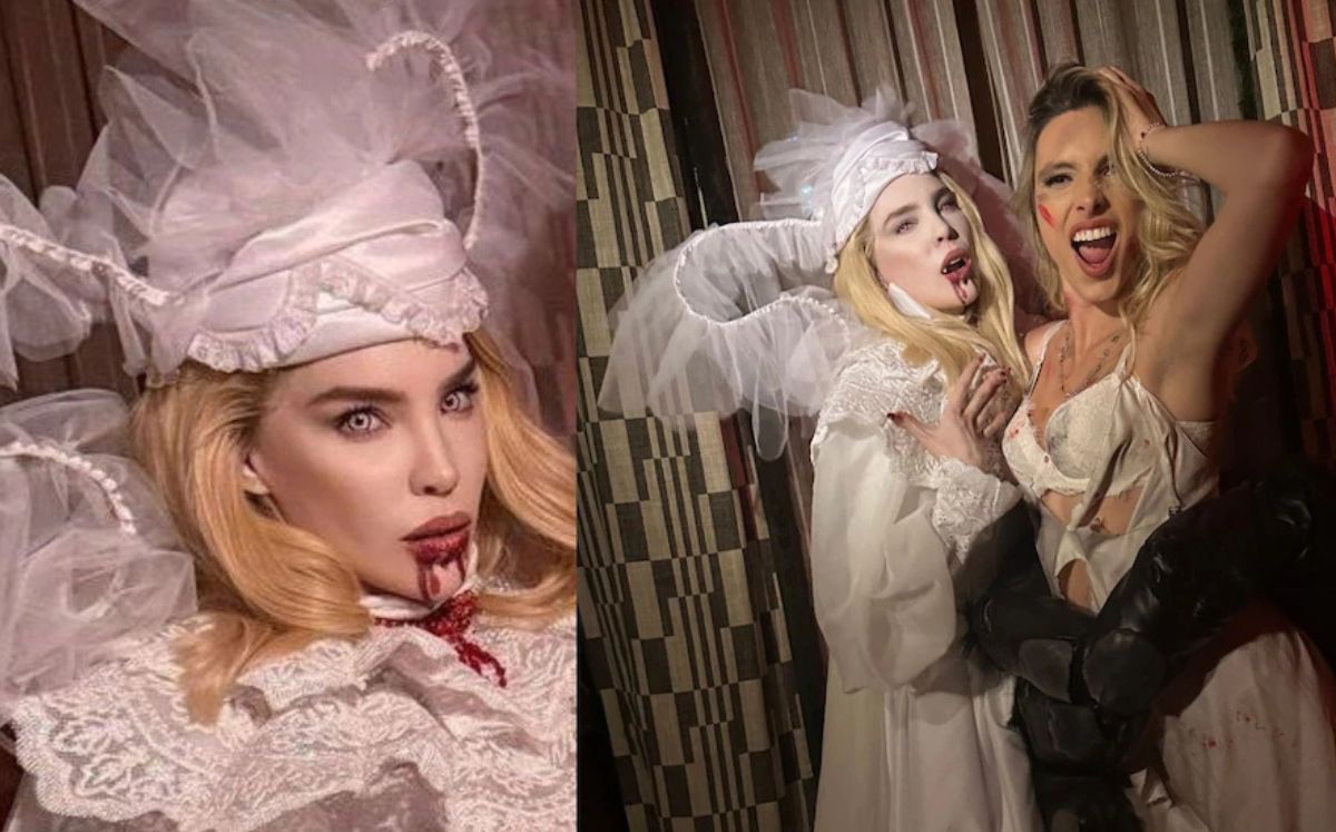 Belinda disfrazada de Lucy Westenra en Halloween de 2024 (Instagram)