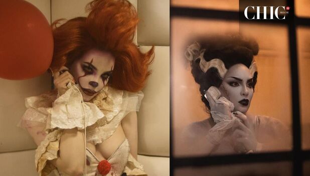 Belinda y cómo se disfrazó para Halloween 2024 (Instagram)