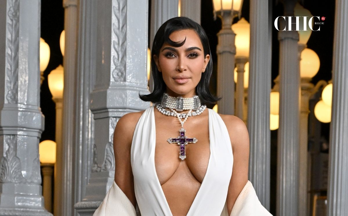 Kim Kardashian lleva cruz de la Princesa Diana en la LACMA Gala 2024 (Foto: Getty)