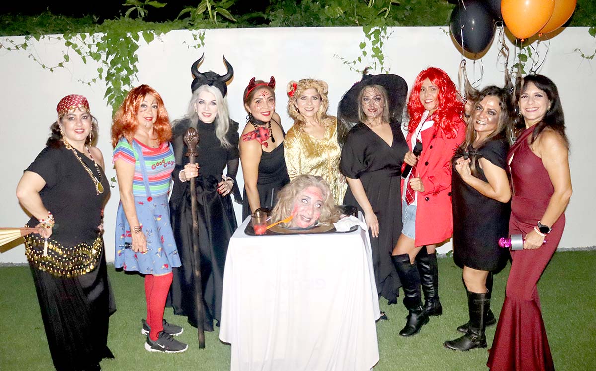 HEDI SALIVA, GABY CRUZ, LETY TERRAZAS, VALERIA MONROY, ROXANA PEREZ, ISABEL REYES, EUGENIA DE LA CUESTA, MARCELA SALVIA, ROCIO NAVARRO Y MARITONI MTZ