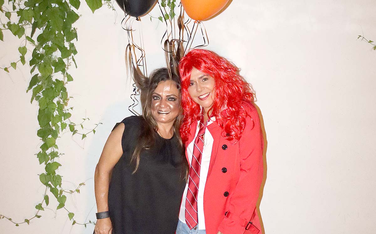 MARCELA SALVIA Y EUGENIA DE LA CUESTA disfrutaron de Halloween