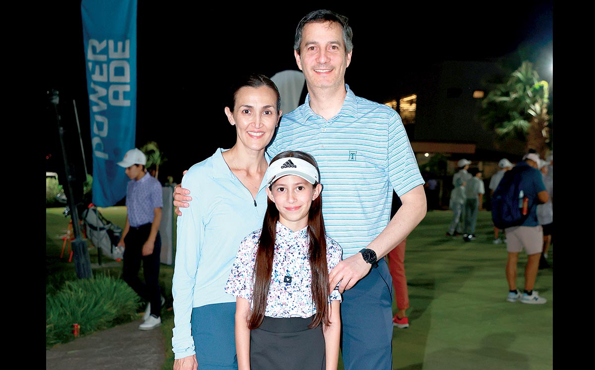 BARBARA CASTRO, MARIAJOSE HINOJOSA Y CARLOS HINOJOSA orgullosos de participar en el Torneo de Golf Zona Norte Infantil-Juvenil 2024-2025Torneo de Golf