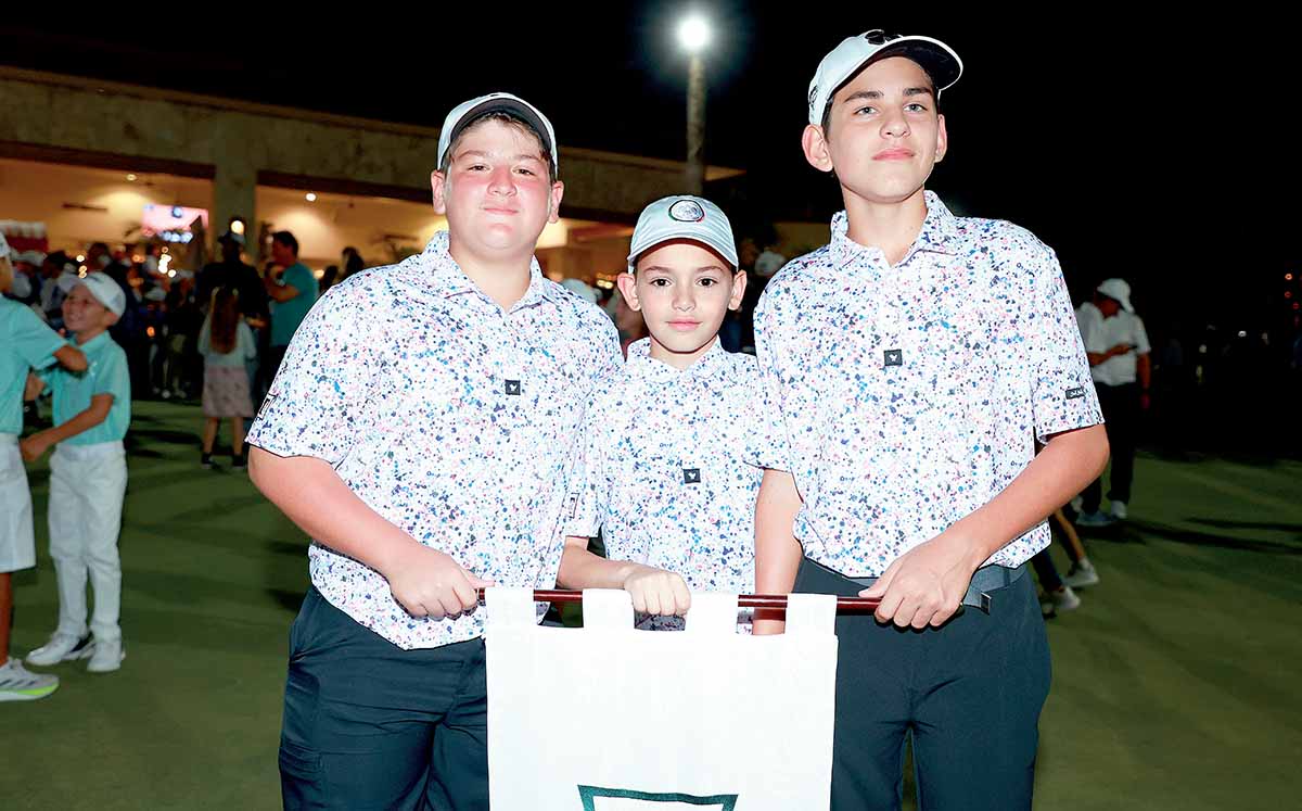 DIEGO LACAVEX, LUIS SIMÓN Y CARLOS GUTIÉRREZ mostraron sus mejores swings en el campo