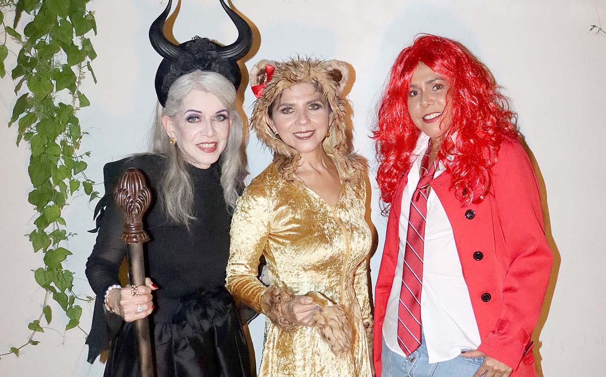 LETTY TERRAZAS, ROXANA PÉREZ Y EUGENIA DE LA CUESTA tuvieron un gran momento en la Noche de Brujas